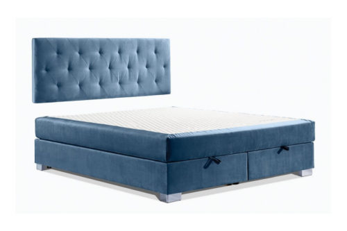 Łóżko kontynentalne z wezgłowiem Smart