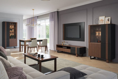 Meble do salonu i jadalni Isla Mebin