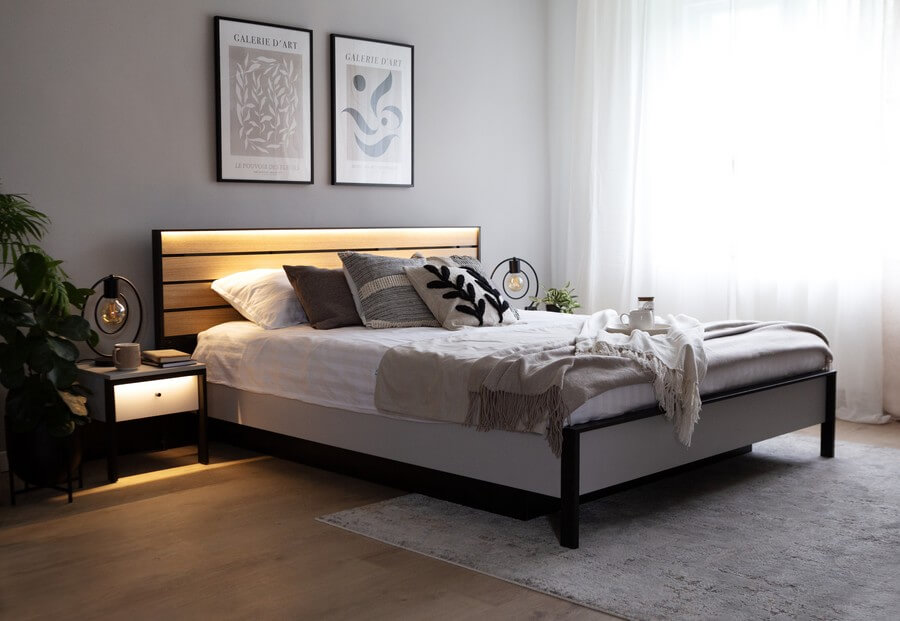 Kolekcja mebli do sypialni Gris