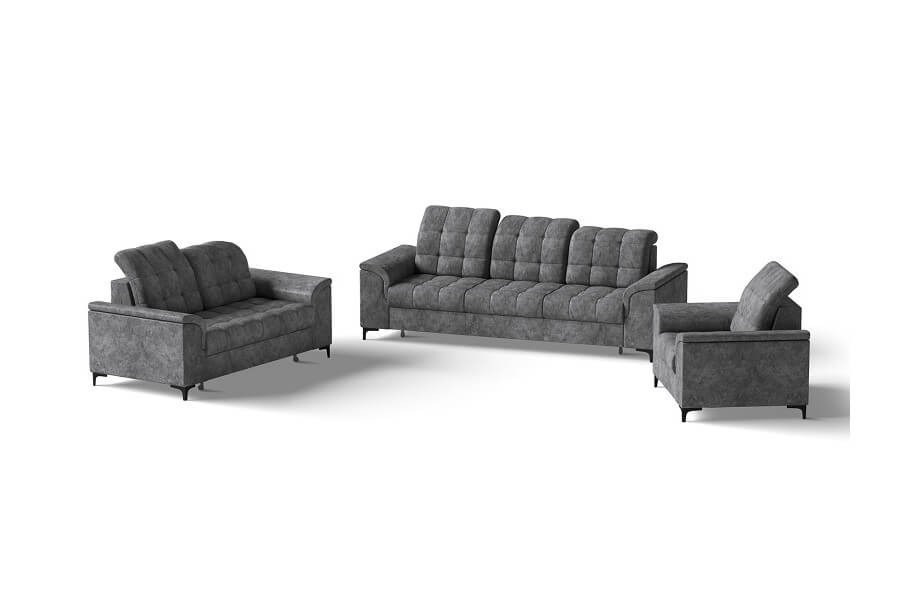 Zestaw dwóch sof i fotel Snap