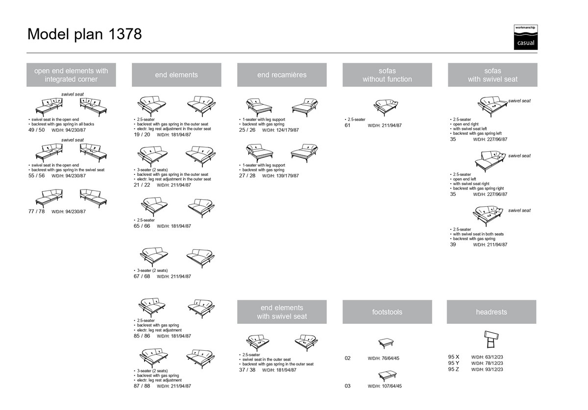 Sofa Nova 1378 Himolla