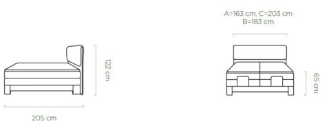 Łóżko z elektryczną regulacją Elsa