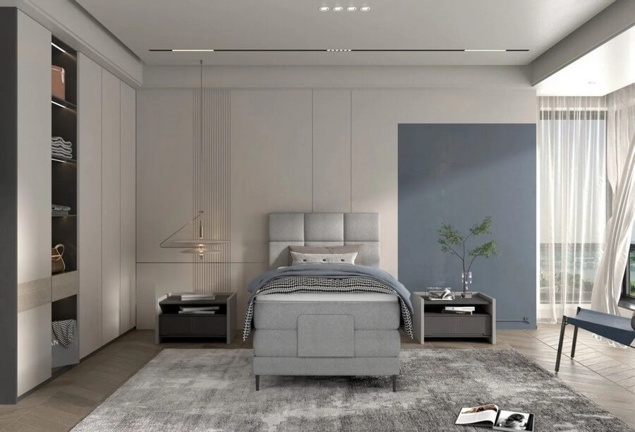 Łóżko Carlo 100 z elektryczną regulacją