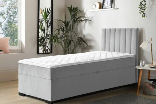 Łóżko tapicerowane jednoosobowe Eryk