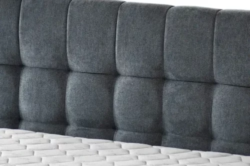 Łóżko tapicerowane z oświetleniem Muna