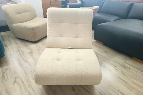 Fotel obrotowy do salonu Lusi