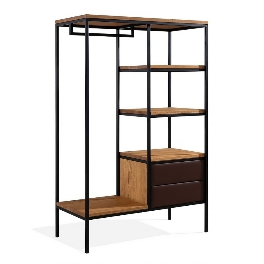 Regał z litego drewna Fiord