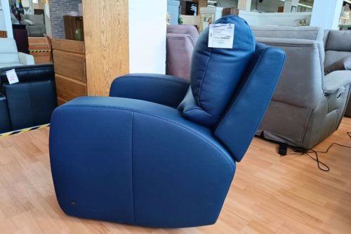 Fotel skórzany z funkcją relaks George GKI Design