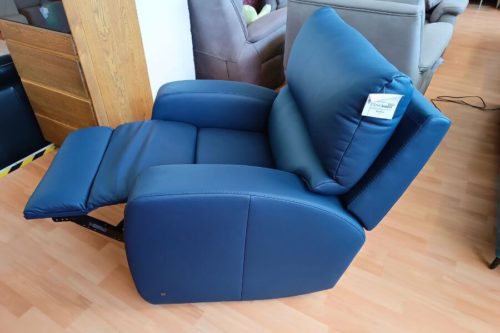 Fotel skórzany z funkcją relaks George GKI Design