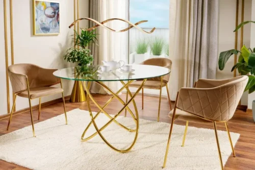 Stół okrągły szklany Orbit Signal