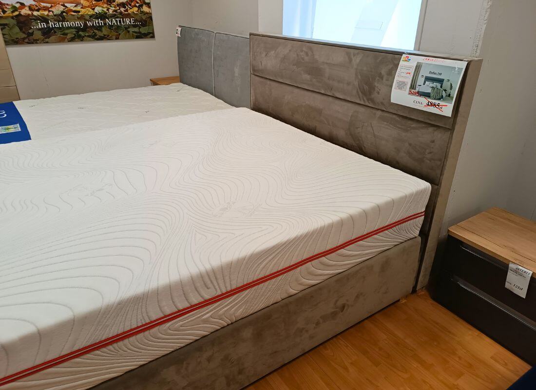 Łóżko kontynentalne Dallas Materasso