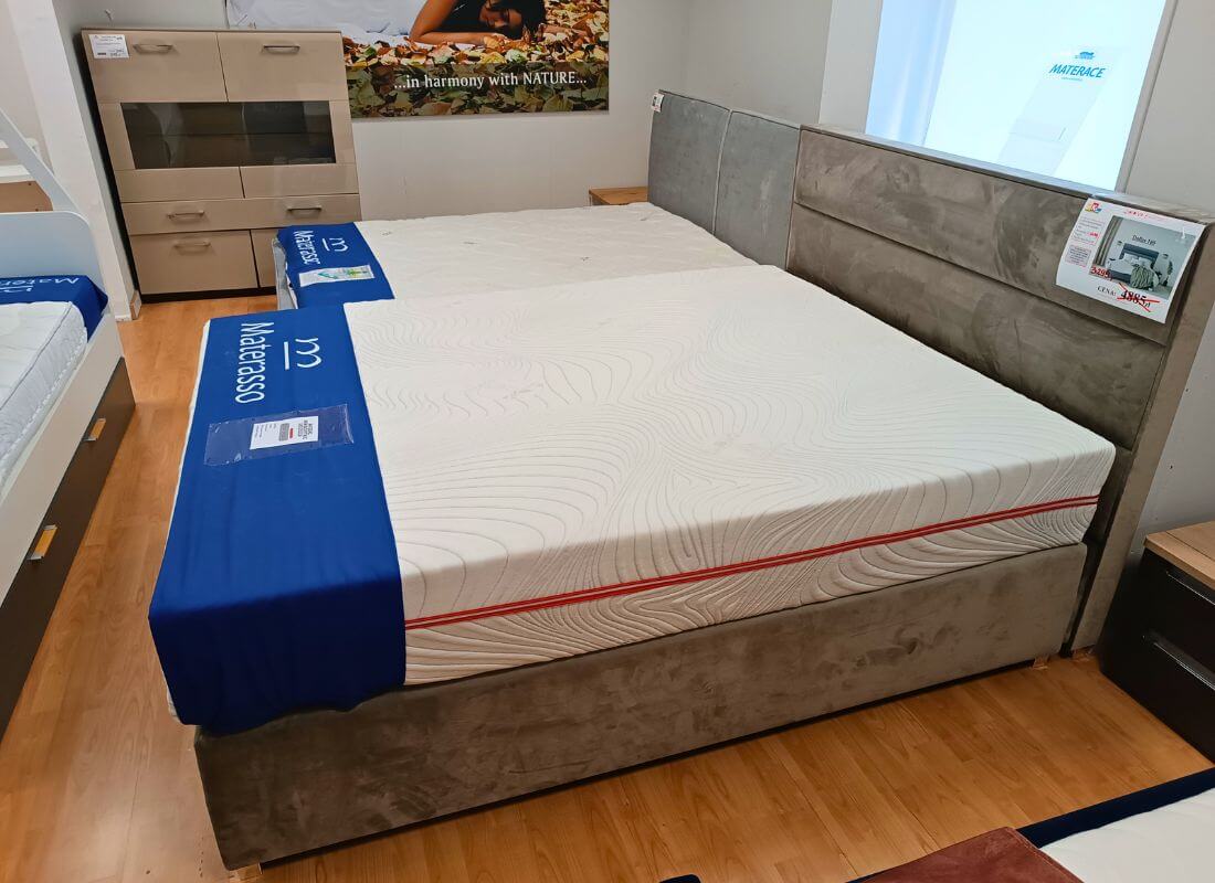 Łóżko kontynentalne Dallas Materasso