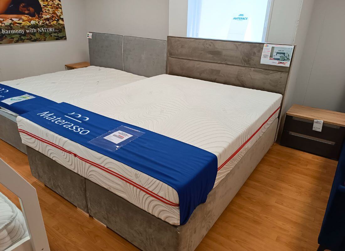 Łóżko kontynentalne Dallas Materasso