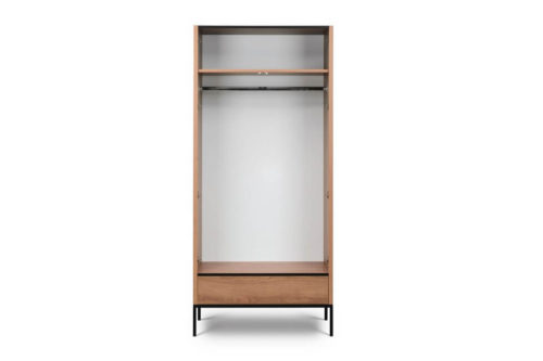 Szafa z drążkiem Loft Karmel