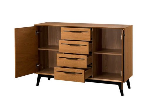 Komoda 2-drzwiowa z 4 szufladami Lazure 45