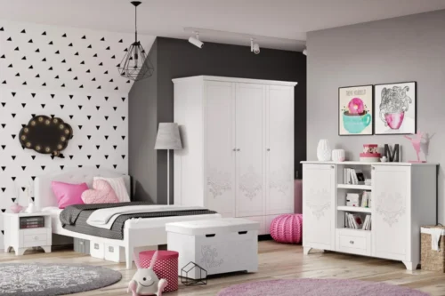 Łóżko Restyle White Crystal Meblik