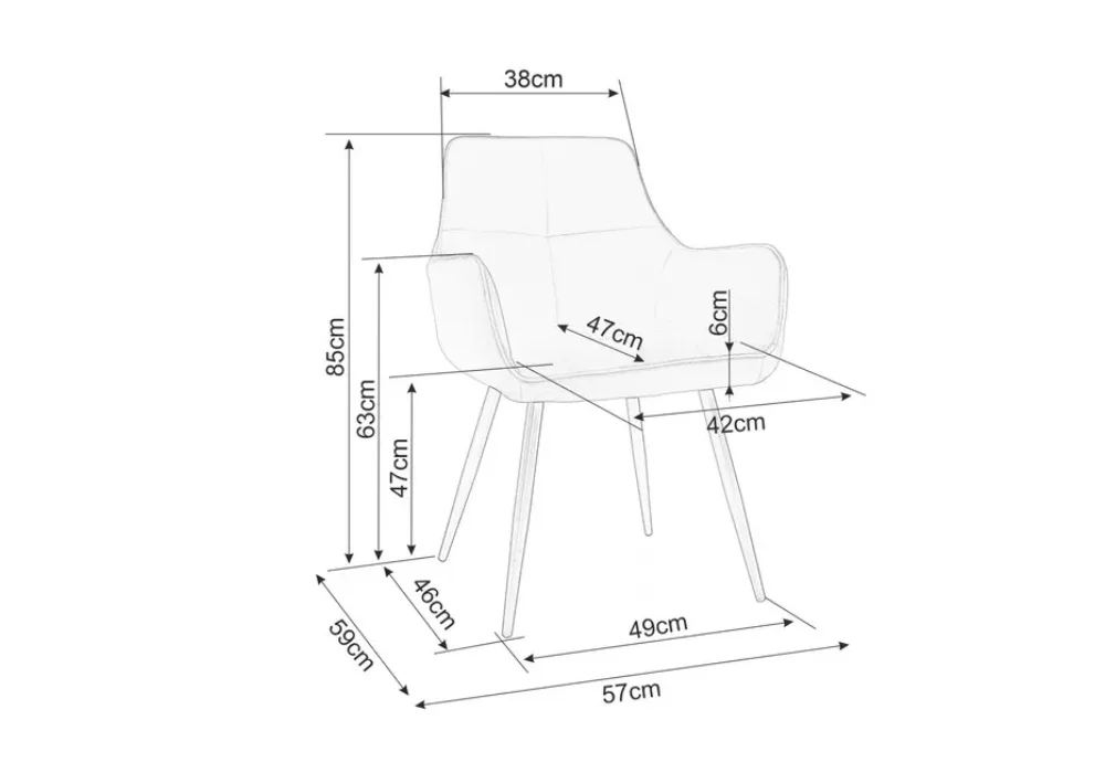 Krzesło Lemon Signal
