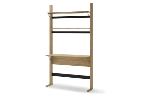 Regał z biurkiem Olli OL-04 Lenart