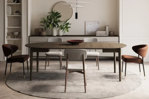 Stół rozkładany dąb ciemny Plot Lenart