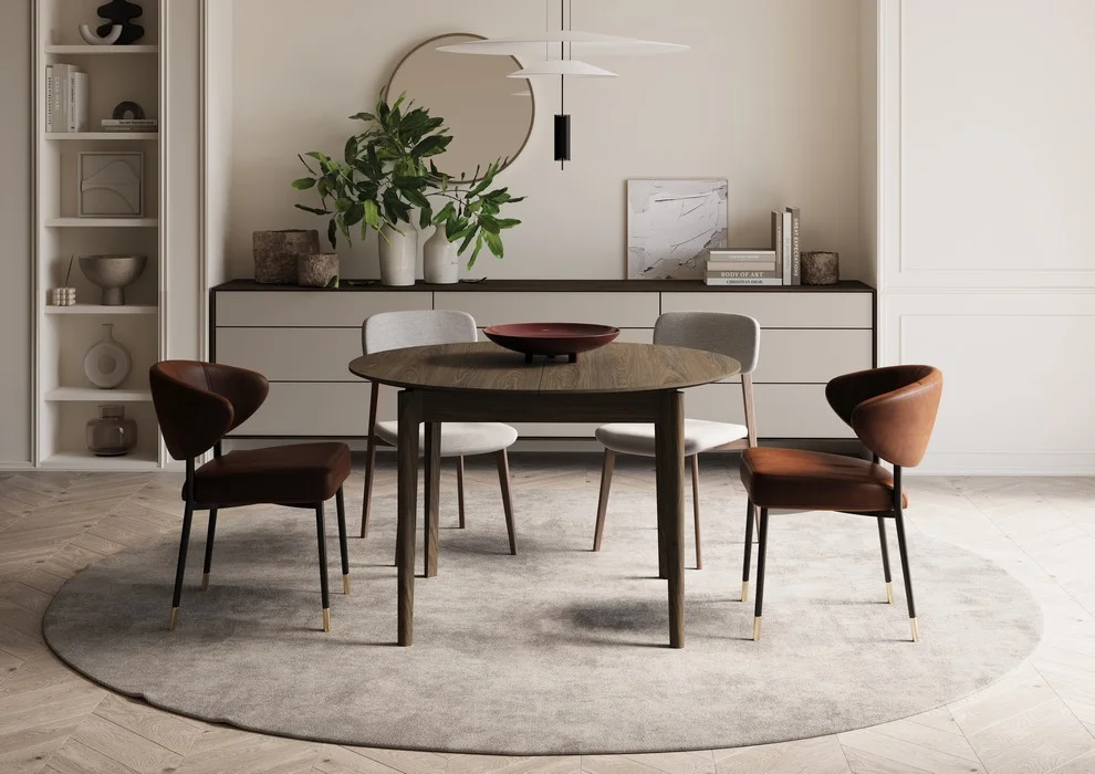 Stół rozkładany dąb ciemny Plot Lenart