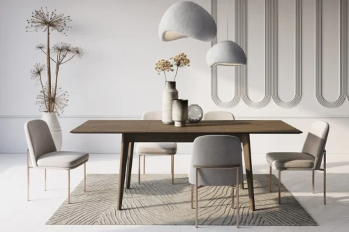 Stół rozkładany dąb ciemny Plot Lenart