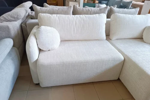 Narożnik z funkcją spania Bianco Werxal