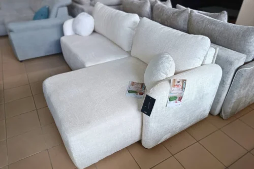 Narożnik z funkcją spania Bianco Werxal