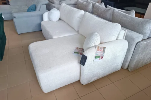 Narożnik z funkcją spania Bianco Werxal