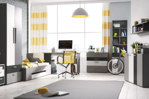 Biurko z dostawką Mono Helvetia