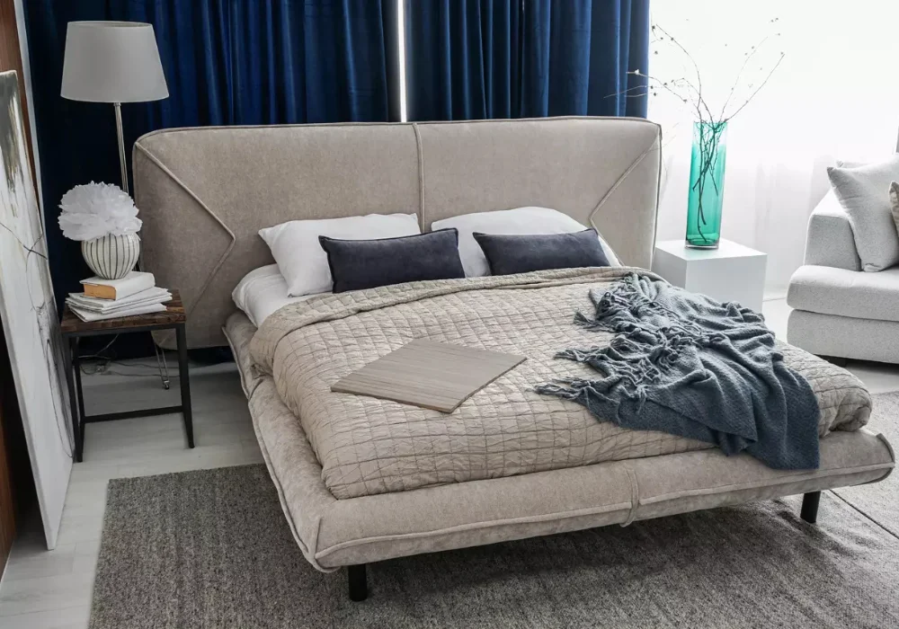 Łóżko tapicerowane Arrondi MTI Furninova