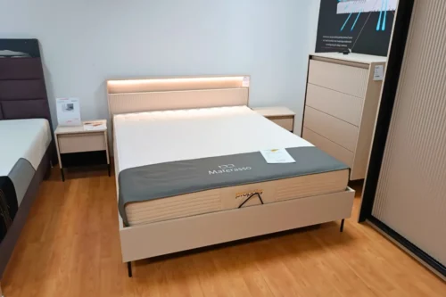 Łóżko z pojemnikiem i stelażem Trend TS-03