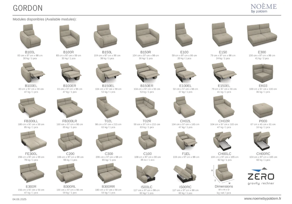 Narożnik Gordon Noeme by Poldem