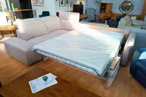 Narożnik z stelażem włoskim Monaco Bydgoskie Meble