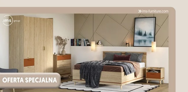 Sypialnia Scandi promocja