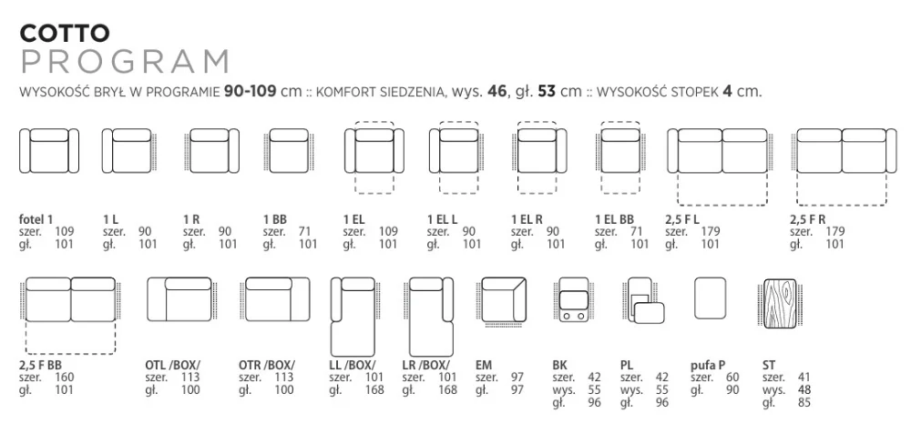 Narożnik Cotto Feniks