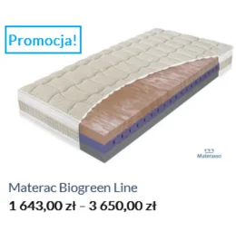 Materac piankowy Biogreen Line Materasso