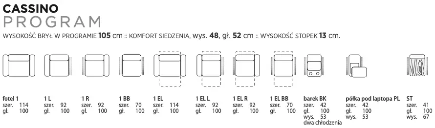 Sofa Cassino Feniks