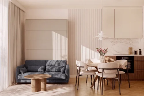 Półkotapczany elektryczny z sofą Bed Concept