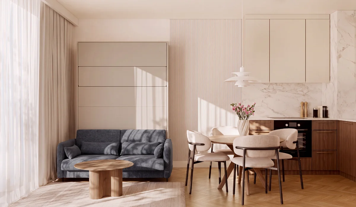 Półkotapczany elektryczny z sofą Bed Concept