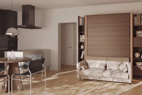 Półkotapczany elektryczny z sofą Bed Concept
