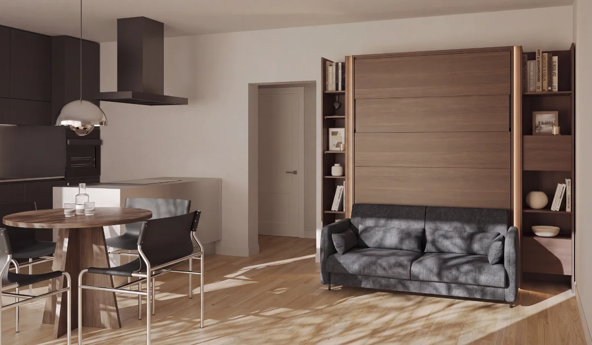 Półkotapczany elektryczny z sofą Bed Concept