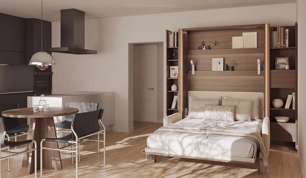 Półkotapczany elektryczny z sofą Bed Concept