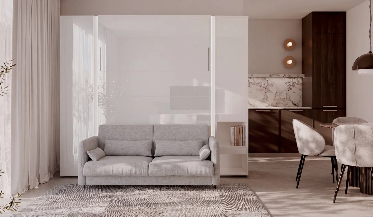 Półkotapczany elektryczny z sofą Bed Concept