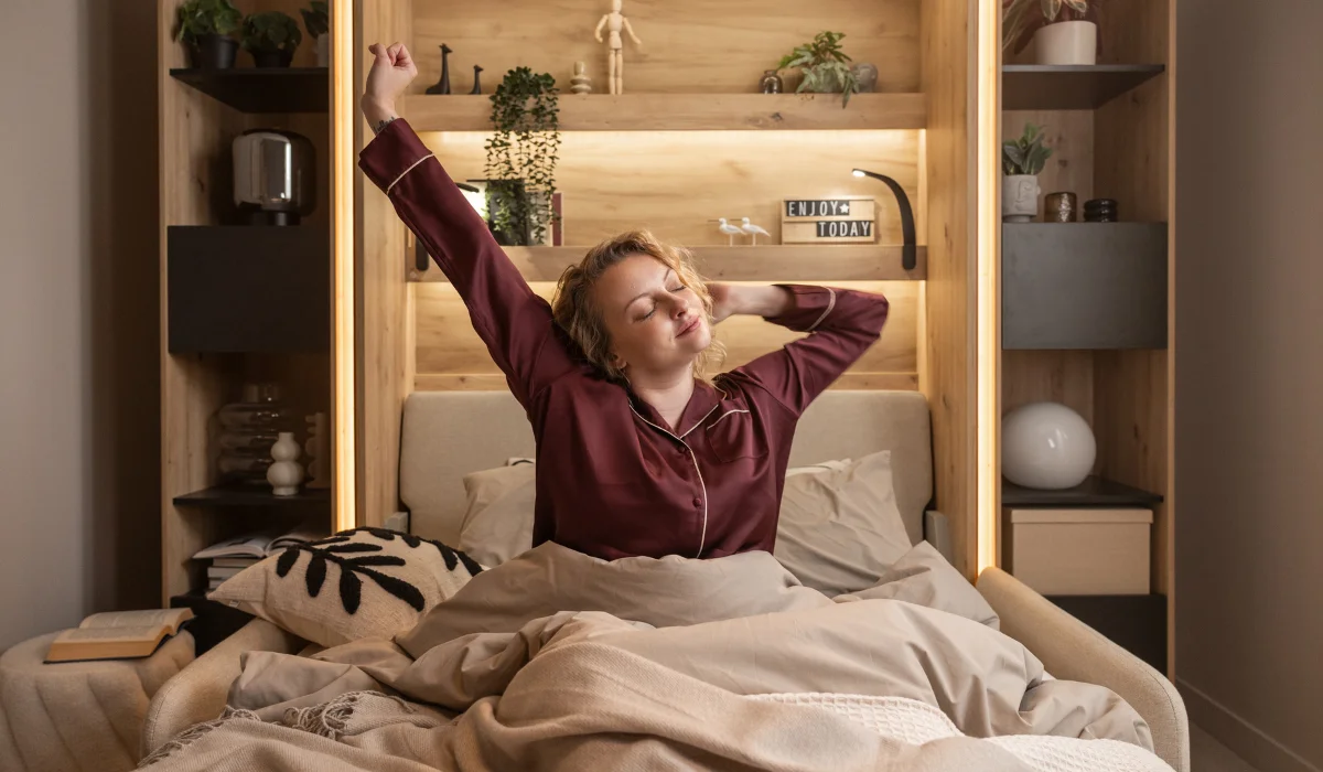 Półkotapczany elektryczny z sofą Bed Concept
