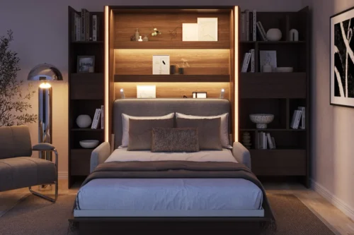 Półkotapczany elektryczny z sofą Bed Concept