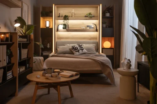 Półkotapczany elektryczny z sofą Bed Concept