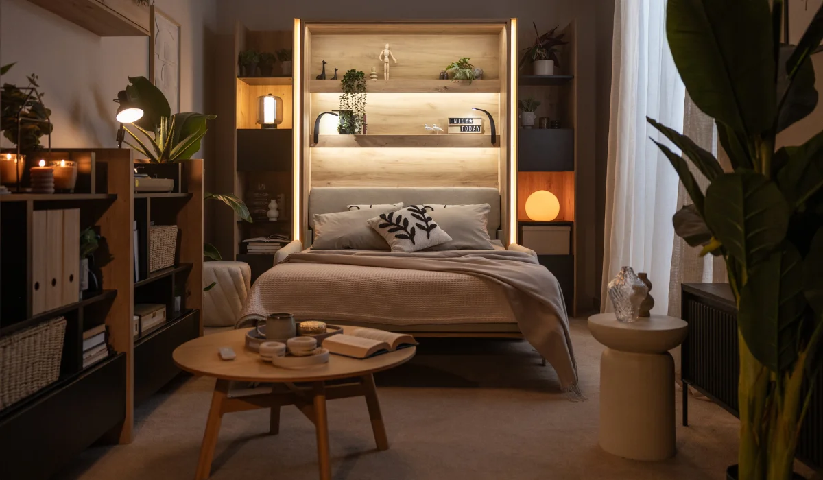 Półkotapczany elektryczny z sofą Bed Concept