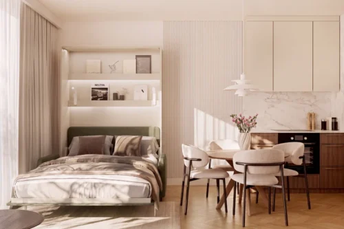 Półkotapczany elektryczny z sofą Bed Concept