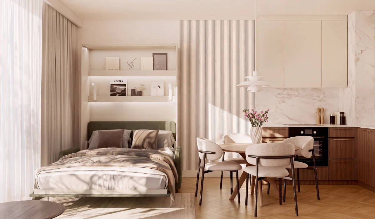 Półkotapczany elektryczny z sofą Bed Concept