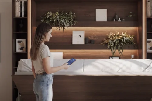 Półkotapczany elektryczny z sofą Bed Concept